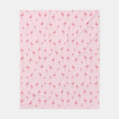 roze flamingpatroon fleece deken (Voorkant)