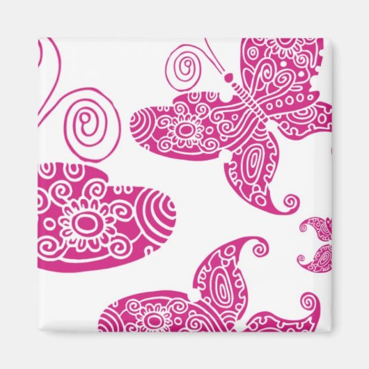 Roze flens magneet (Voorkant)