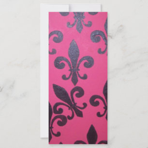 Roze fleur de lis