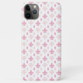 roze fleur de Lis Pattern Case-Mate iPhone Case (Achterkant)