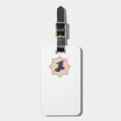 Roze Flip Flops Bagagelabel (Voorkant verticaal)