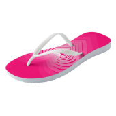 Roze Flip Flops met Harten (Schuin)