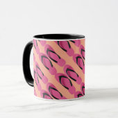 Roze Flip Flops Pret Mok (Voorkant links)