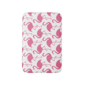 Roze fllamingos-patroon badmat (Voorkant Verticaal)