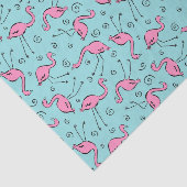 Roze fllamingos-patroon tissuepapier (Detail)