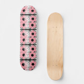 Roze Florah Skateboard (Voorkant)