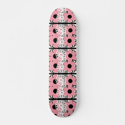 Roze Florah Skateboard (Voorkant)