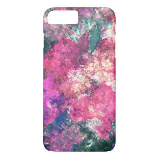 Roze Floral Abstracte iPhone Case
