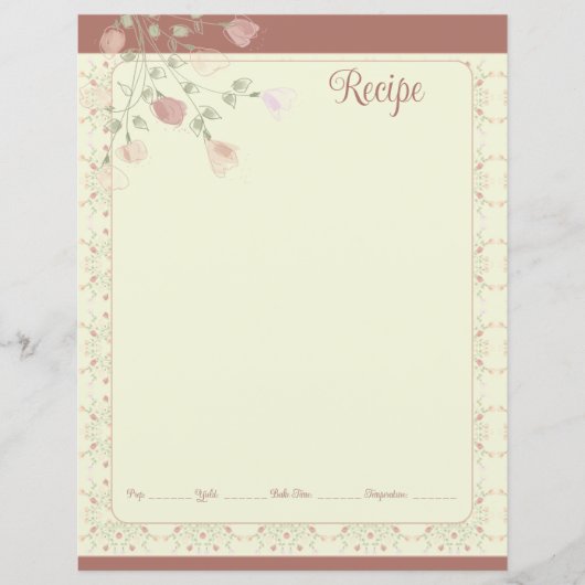 Roze Floral Accented (Voorkant)