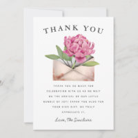Roze Floral Baby shower van Mail Quarantine