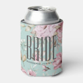 Roze Floral Bride Blikjeskoeler (Blikje Voorkant)