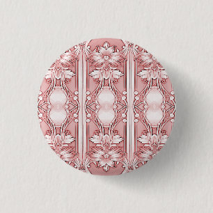 Roze Floral Button
