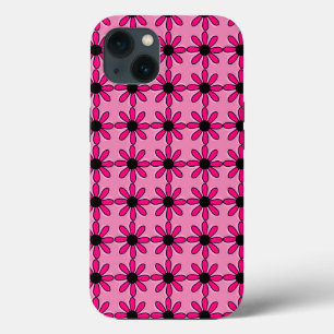 Roze Floral iPhone 13 Hoesje
