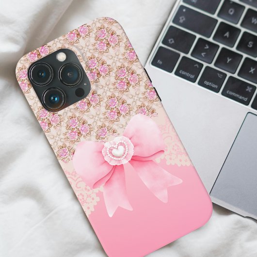  Roze Floral Case-Mate iPhone Case