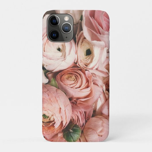 Roze Floral Case-Mate iPhone Case (Achterkant)