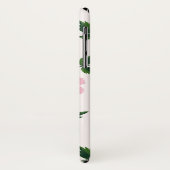 Roze Floral Case-Mate iPhone Case (Achterkant/links)