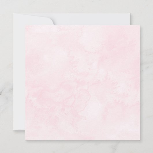 Roze Floral Cherry Blossom 60th Birthday Party Kaart (Achterkant)