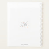 Roze Floral Fear not Isaiah 41:10 Bijbelversie Planner (Achterkant)