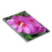 Roze Floral fotografie Notitieboek (Rechterzijde)