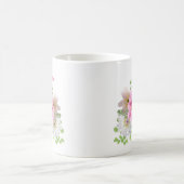 Roze Floral Happy Moederdag Koffiemok (Center)