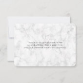  Roze Floral Hartelijk dank Bedankkaart (Achterkant)