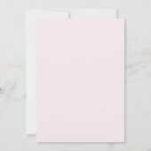 Roze Floral Herfst in Love Bridal Shower Kaart (Achterkant)