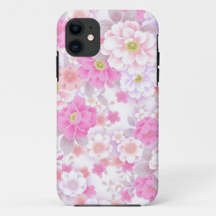Roze Floral iPhone Case