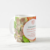 Roze Floral je beroep en website, ZSSG Koffiemok (Voorkant links)