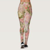  Roze Floral Leggings (Achterkant)