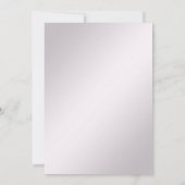 Roze Floral Lijst sparen de Datum Save The Date (Achterkant)