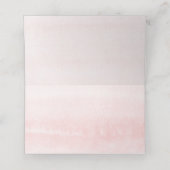 Roze Floral Name Kaarten (Binnenkant ongevouwen)