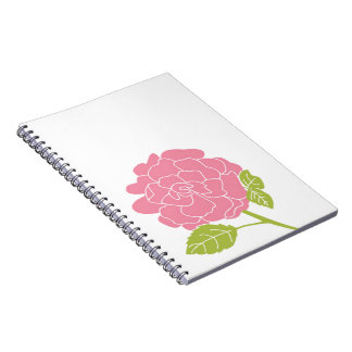 roze Floral Notitieboek