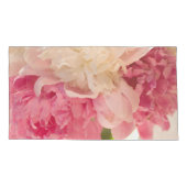 Roze Floral Paar of Pillowcases, King Size Kussensloop (Achterkant-Links)