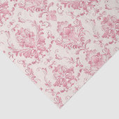  roze Floral Patroon Tissuepapier (Detail)