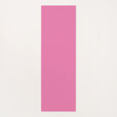  roze Floral Pattern Monogramed Yogamat (Achterkant)