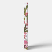 Roze Floral Persoonlijke IPhone / iPad-draagtas Case-Mate iPhone Case (Achterkant / Rechts)