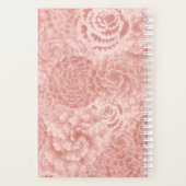 Roze Floral Planner (Achterkant)