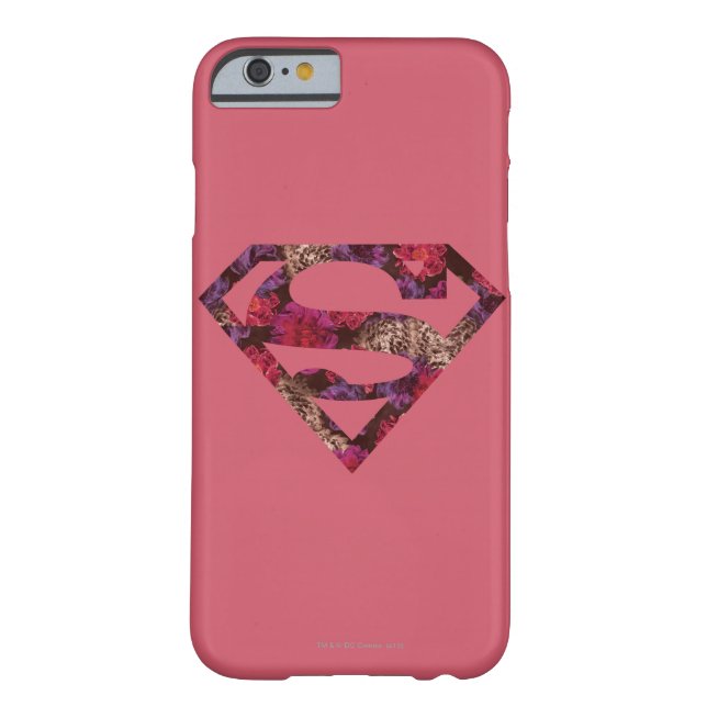 Roze Floral S-Shield Case-Mate iPhone Case (Achterkant)
