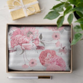 Roze Floral Series Design 10 Tissuepapier (Geschenk)