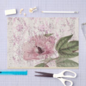  Roze Floral Tissuepapier (Craft)