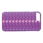 Roze Floral Violet behang patroon Case-Mate iPhone Case (Achterkant (Horizontaal))
