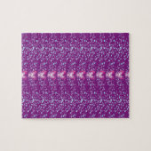  Roze Floral Violet behang patroon Legpuzzel (Horizontaal)