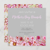 Roze floralen - Moederdag Brunch (Voorkant / Achterkant)