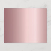 Roze floralen van het Menu Weddenschap (Achterkant)