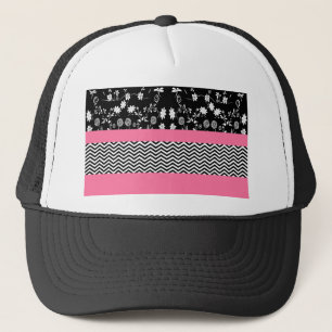roze florchevron trucker pet