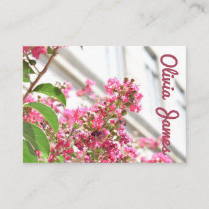 Roze Flowers Spring New York City Architecture NYC Visitekaartje