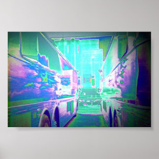 Roze Floyd Bus E Gate Poster