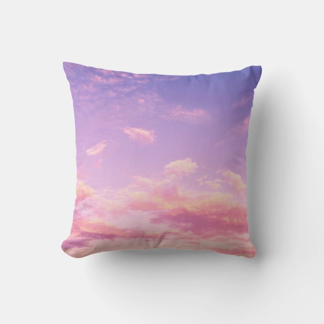 Roze Fluffy Cloud | Kussen (Voorkant)