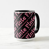 Roze flute mok (Voorkant rechts)