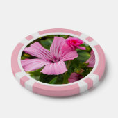 roze foto pokerchips (Enkel)